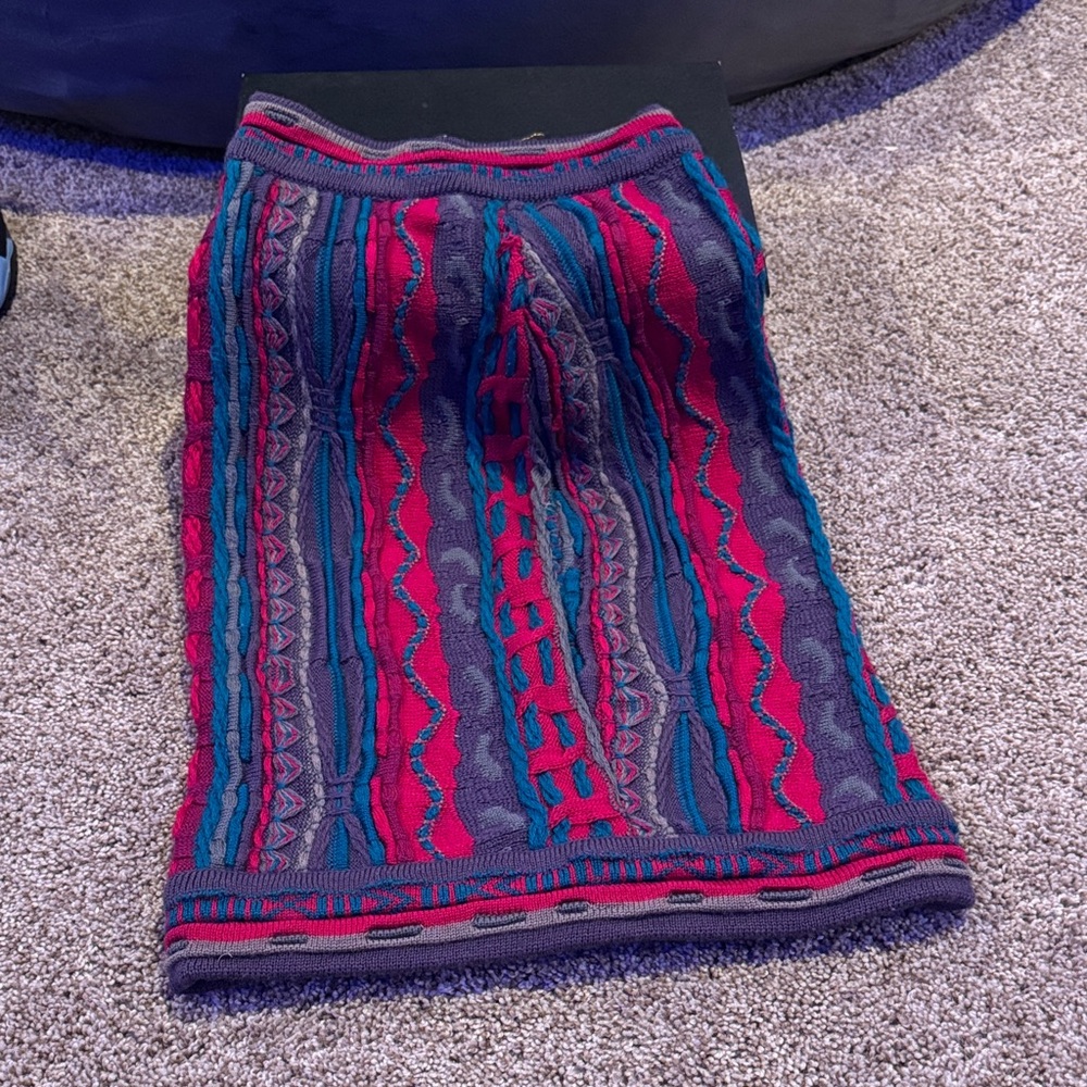 COOGI Multicolor Knit Pencil Skirt